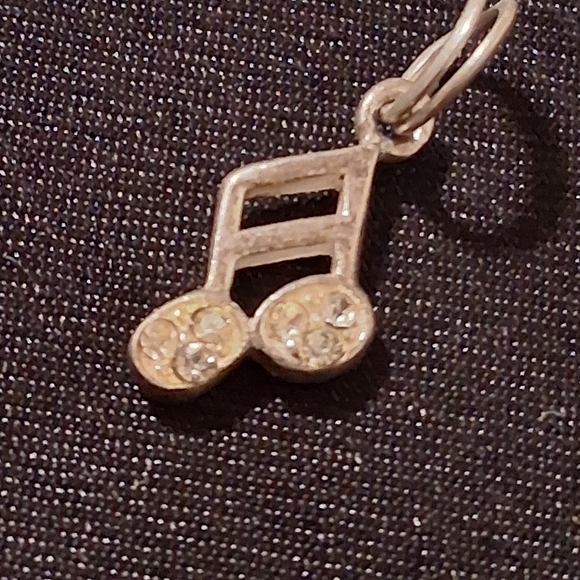 925 sterling silver Jewelry - Silver Music Note Pendant 925.